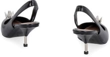 Load image into Gallery viewer, Leather slingback pumps
