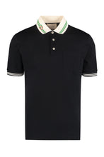 Load image into Gallery viewer, Stretch cotton piqué polo shirt