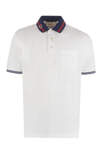 Load image into Gallery viewer, Stretch cotton piqué polo shirt