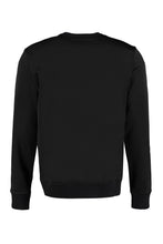 Load image into Gallery viewer, Embroidered logo crew-neck sweatshirt