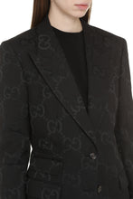 Load image into Gallery viewer, Cotton blend single-breast jacket