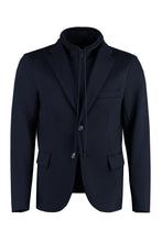 Load image into Gallery viewer, Wool blend single-breast jacket