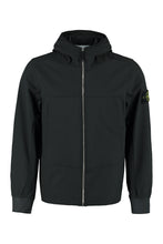 Load image into Gallery viewer, Hooded techno fabric raincoat