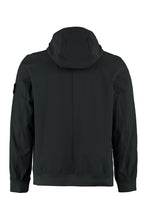 Load image into Gallery viewer, Hooded techno fabric raincoat