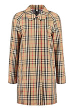 Load image into Gallery viewer, Checked raincoat