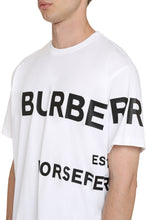 Load image into Gallery viewer, Horseferry print cotton T-shirt