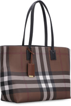 Load image into Gallery viewer, Checked tote bag