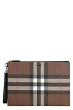 Load image into Gallery viewer, Checked flat pouch