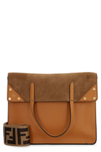 Load image into Gallery viewer, Fendi Flip leather tote