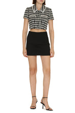 Load image into Gallery viewer, Lurex tweed cropped top