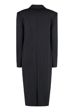Load image into Gallery viewer, Asymmetric fastening wool coat