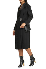 Load image into Gallery viewer, Asymmetric fastening wool coat