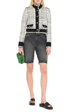 Load image into Gallery viewer, Cotton blend tweed jacket