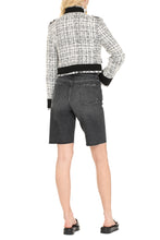 Load image into Gallery viewer, Cotton blend tweed jacket