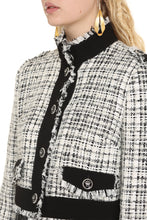Load image into Gallery viewer, Cotton blend tweed jacket