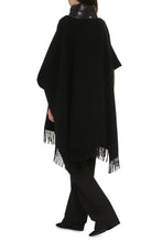 Load image into Gallery viewer, Wool and cashmere blend poncho