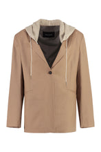Load image into Gallery viewer, Wool single-breasted blazer