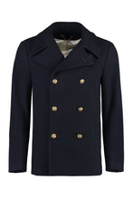 Load image into Gallery viewer, Double-breasted virgin wool coat