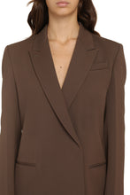 Load image into Gallery viewer, Double-breasted wool blazer