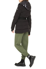Load image into Gallery viewer, Pembina belted full zip down jacket