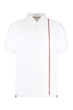 Load image into Gallery viewer, Logo print cotton polo shirt