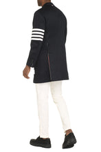 Load image into Gallery viewer, Single-breasted long coat