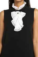 Load image into Gallery viewer, Lace inserts silk top