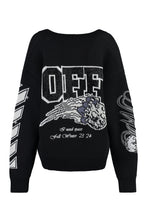 Load image into Gallery viewer, Varsity wool-blend cardigan