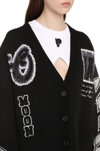 Load image into Gallery viewer, Varsity wool-blend cardigan