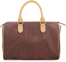 Load image into Gallery viewer, Paisley print small boston bag