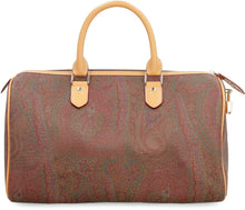Load image into Gallery viewer, Paisley print boston bag
