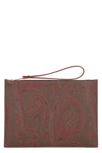 Load image into Gallery viewer, Paisley print flat pouch