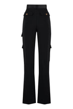 Load image into Gallery viewer, Crêpe cargo-trousers