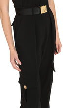 Load image into Gallery viewer, Crêpe cargo-trousers