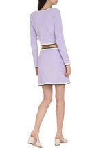 Load image into Gallery viewer, Cropped-length knitted cardigan