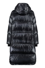 Load image into Gallery viewer, Long hooded down jacket