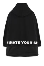 Load image into Gallery viewer, Logo print hoodie dress