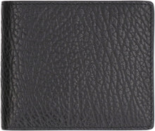 Load image into Gallery viewer, Leather flap-over wallet
