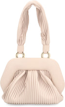 Load image into Gallery viewer, Gea Plissè vegan leather clutch