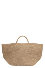Load image into Gallery viewer, Vanilla raffia tote bag