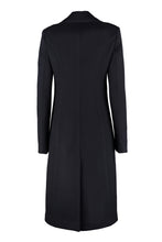 Load image into Gallery viewer, Double-breasted wool and cashmere coat