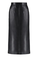 Load image into Gallery viewer, Faux leather pencil skirt

