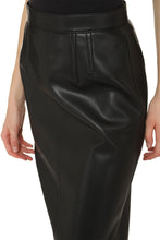 Load image into Gallery viewer, Faux leather pencil skirt
