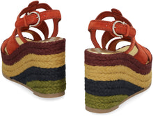 Load image into Gallery viewer, Jute wedge espadrilles

