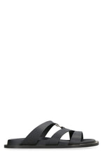 Load image into Gallery viewer, Mikela leather slides
