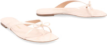 Load image into Gallery viewer, Mini Bow Leather flip-flops

