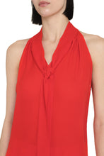 Load image into Gallery viewer, Silk blouse with bow
