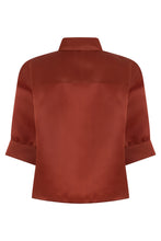 Load image into Gallery viewer, Silk short-sleeved shirt
