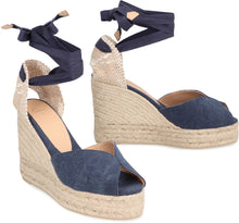 Load image into Gallery viewer, Bilina jute wedge espadrilles
