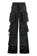 Load image into Gallery viewer, Satin cargo pants
